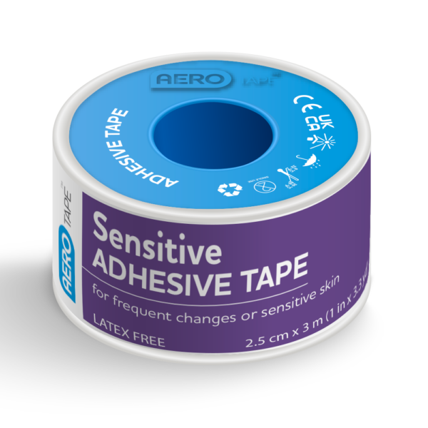 A roll of adhesive tape.