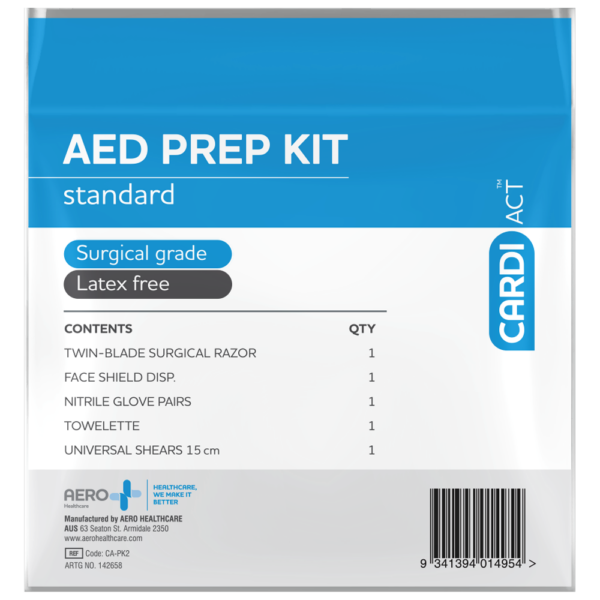 Aed prep kit standard.
