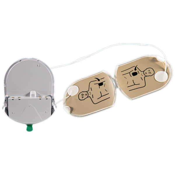 A device with two electrodes attached to it.