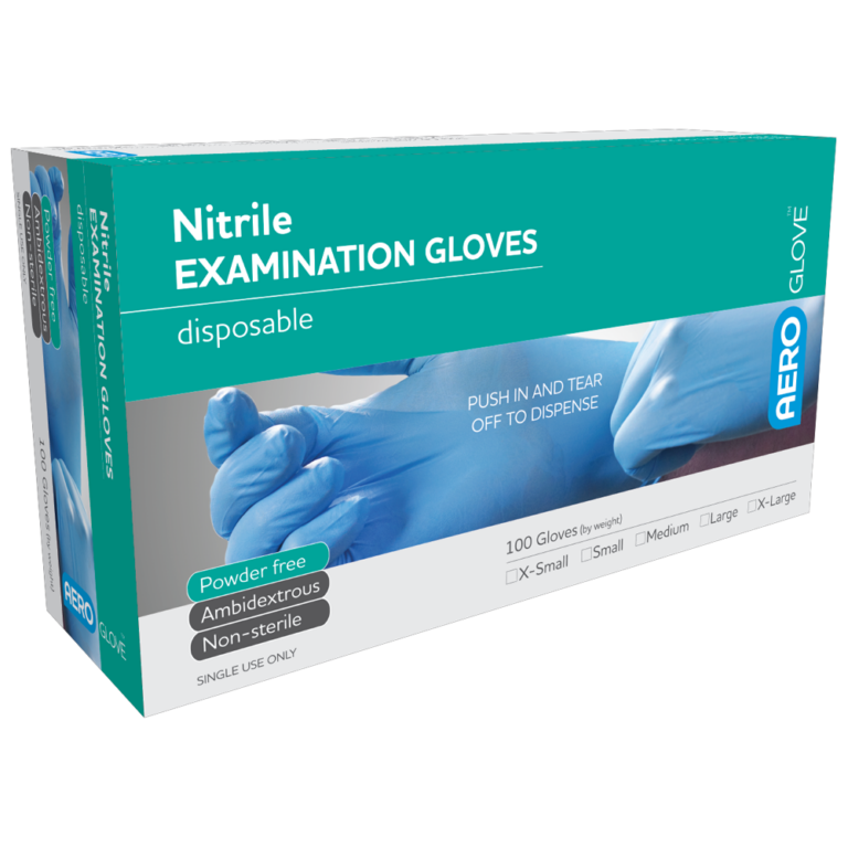 Nitrile PowderFree Gloves First Class First Aid