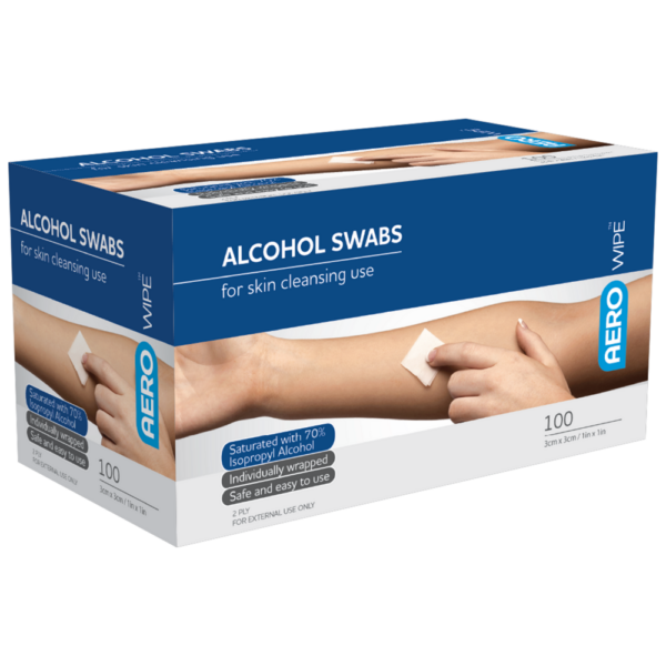 A box of alcohol swabs.
